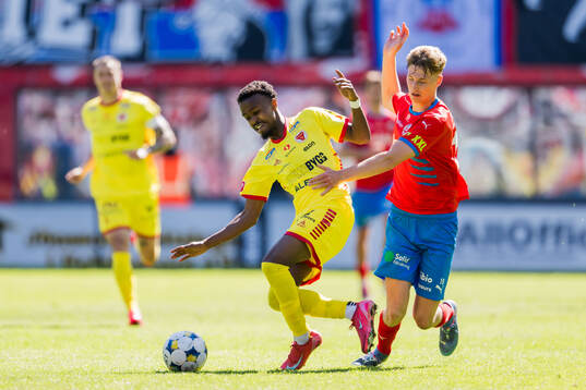 Kalmars Abdi Sabriye och Helsingborgs Benjamin Örn