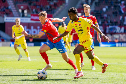 Helsingborgs Marcus Gudmann och Kalmars Abdi Sabriye