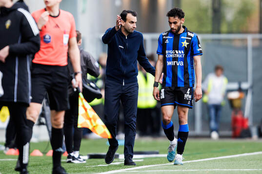 Sirius tränare Andreas Engelmark och Joakim Persson