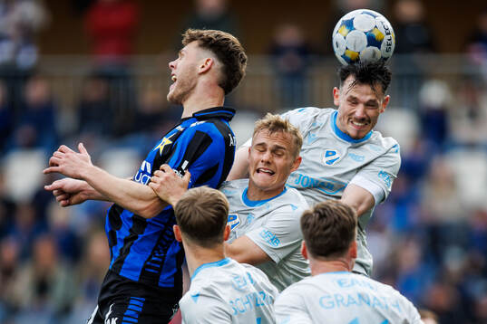 Sirius Tobias Anker mot Halmstads Gustav Friberg och Pascal