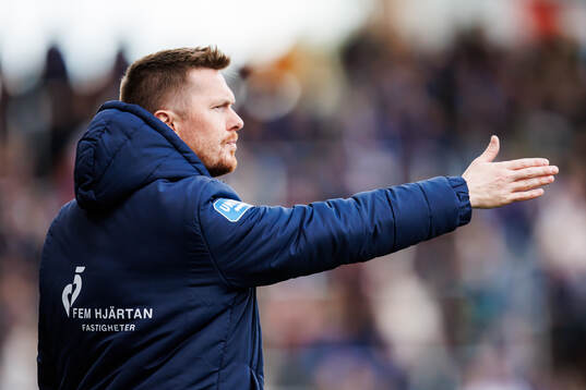 Halmstads huvudtränare Johan Lindholm
