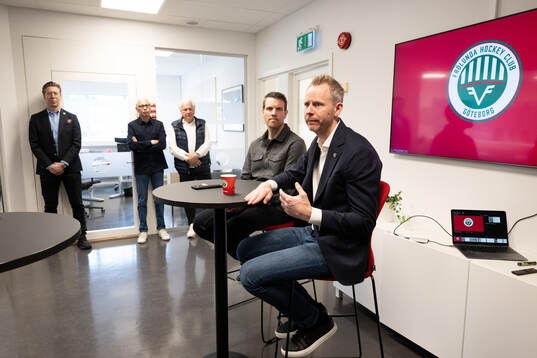 Frölundas klubbdirektör Christian Lechtaler, presschef