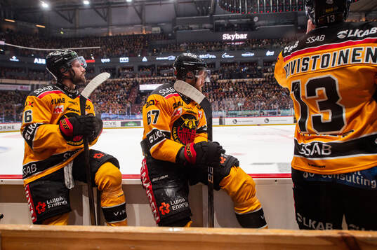 Luleås Mathias Bromé och Linus Omark