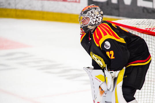 Brynäs målvakt Ludvig Persson deppar