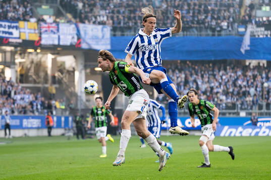 GAIS August Wängberg och IFK Göteborgs August Erlingmark