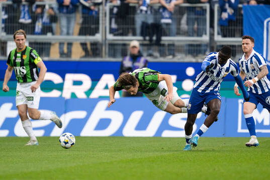 GAIS Axel Henriksson och IFK Göteborgs Imam Jagne