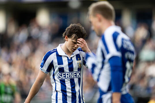 IFK Göteborgs Kolbeinn Thordarson deppar