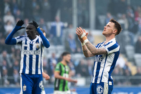 IFK Göteborgs Tobias Heintz deppar