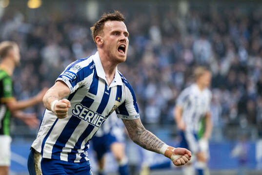 IFK Göteborgs Tobias Heintz jublar