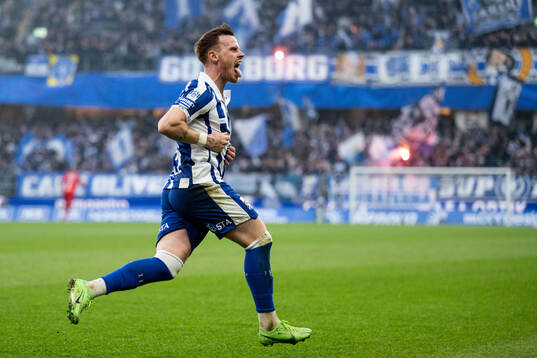 IFK Göteborgs Tobias Heintz jublar