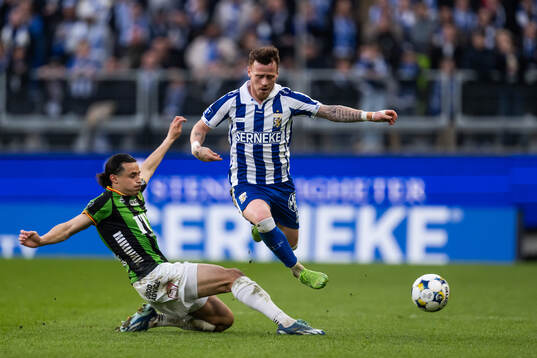 GAIS Amin Boudri och IFK Göteborgs Tobias Heintz