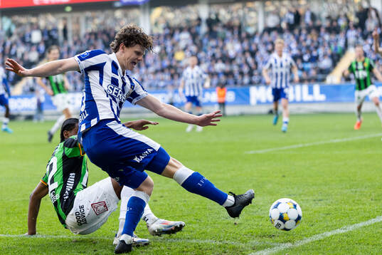 IFK Göteborgs Kolbeinn Thordarson och GAIS Harun Ibrahim