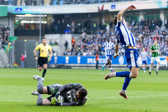 GAIS Mergim Krasniqi och IFK Göteborgs Eman Markovic