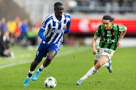 IFK Göteborgs Imam Jagne och GAIS Amin Boudri