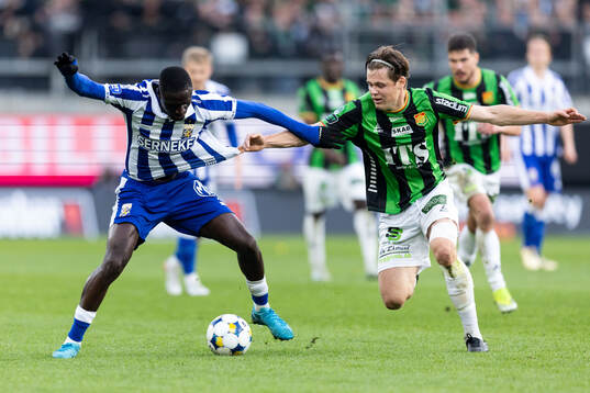 IFK Göteborgs Imam Jagne och GAIS Axel Henriksson