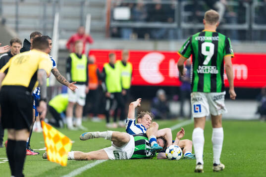 GAIS August Wängberg och IFK Göteborgs Max Fenger