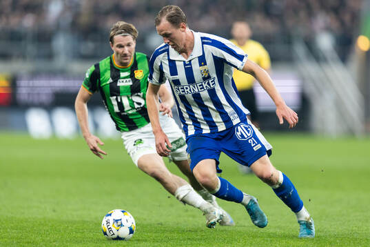 GAIS August Wängberg och IFK Göteborgs Adam Carlén