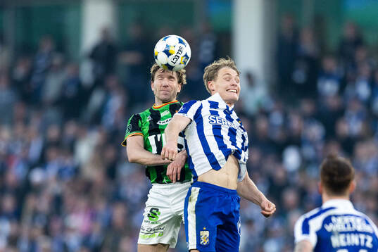 GAIS August Wängberg och IFK Göteborgs Max Fenger