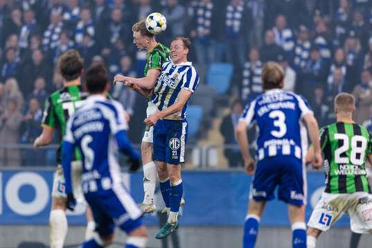 GAIS Filip Beckman och IFK Göteborgs Adam Carlén