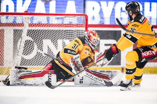 Luleås målvakt Matteus Ward