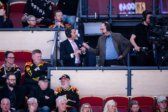 Joel Lundqvist och Lasse Granqvist från TV4
