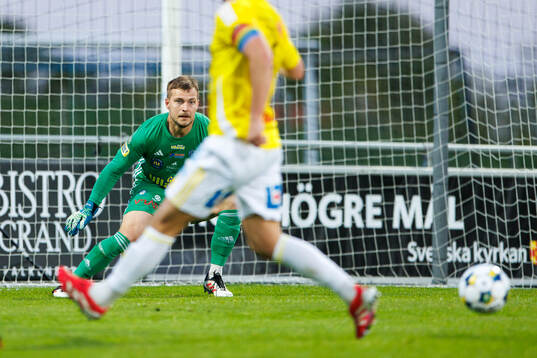Falkenbergs målvakt Anton Andersson