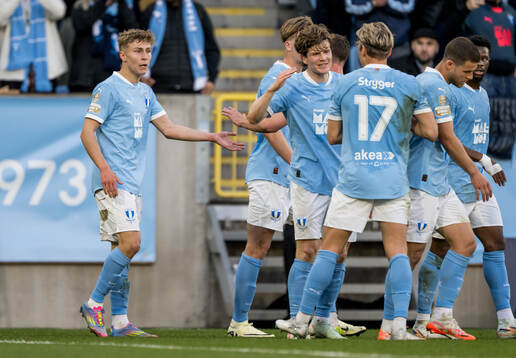 Malmö FFs Hugo Bolin jublar