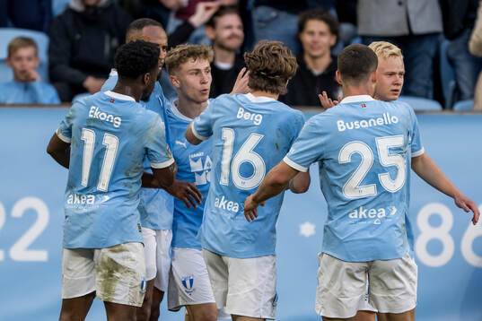 Malmö FFs Hugo Bolin jublar