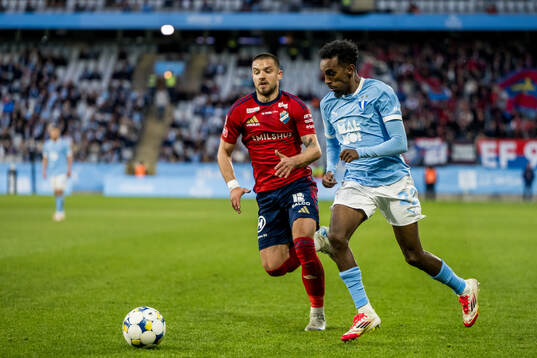 Östers Vladimir Rodic och Malmö FFs Taha Ali