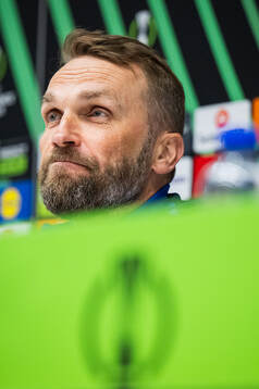 Head coach Jani Honkavaara of Djurgården