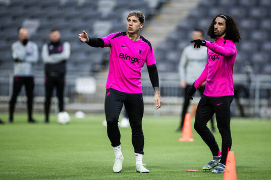 Enzo Fernández and Marc Cucurella