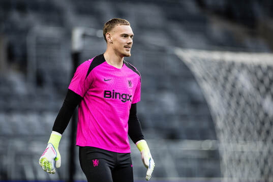 Goalkeeper Filip Jørgensen