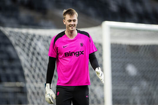 Goalkeeper Lucas Bergström