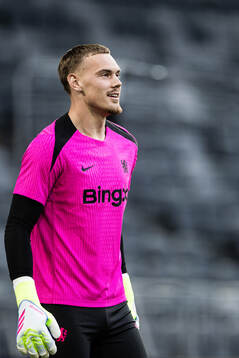 Goalkeeper Filip Jørgensen