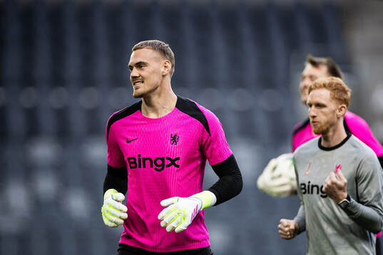 Goalkeeper Filip Jørgensen