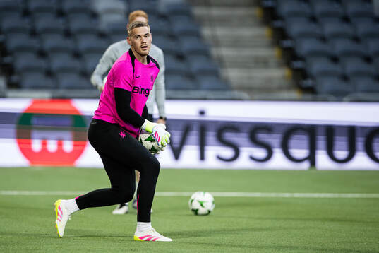 Goalkeeper Filip Jørgensen