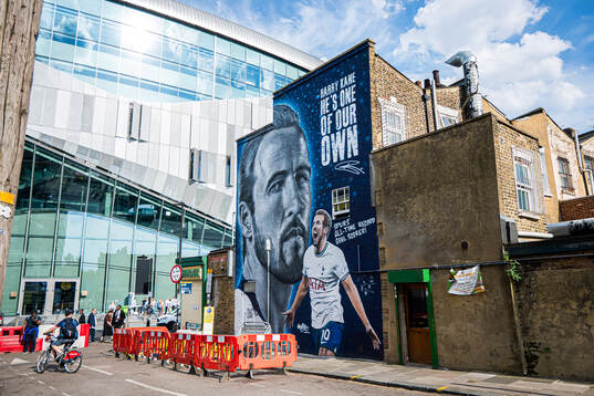 Outside Tottenham Hotspur Stadium