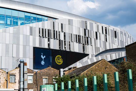 Outside Tottenham Hotspur Stadium