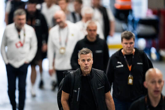 Kjetil Knutsen, head coach of Bodø/Glimt, arrives