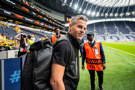 Kjetil Knutsen, head coach of Bodø/Glimt, arrives