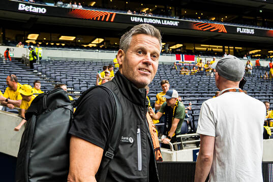 Kjetil Knutsen, head coach of Bodø/Glimt, arrives