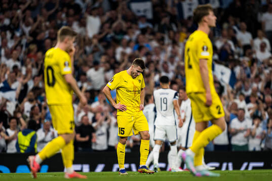 Fredrik Bjørkan of Bodø/Glimt looks dejected