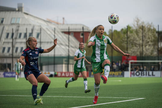 Rosengårds Emilie Woldvik och Hammarbys Anna Jøsendal