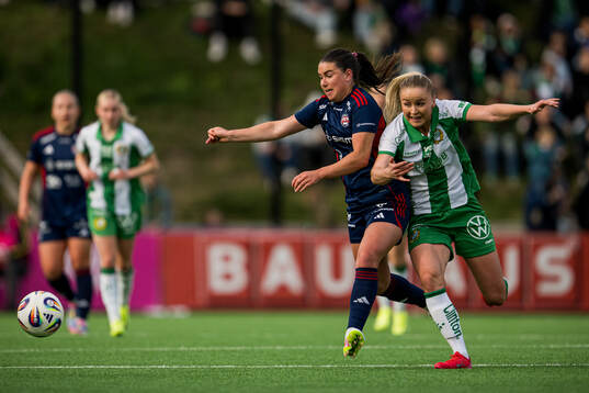Rosengårds Emilia Pelgander och Hammarbys Anna Jøsendal
