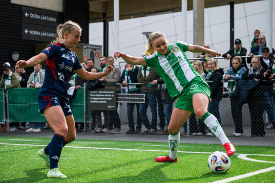Rosengårds Emilie Woldvik och Hammarbys Anna Jøsendal