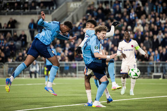 Isak Alemayehu Mulugeta of Djurgården scores the 1-4 goal