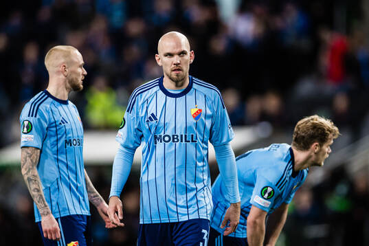 Marcus Danielson of Djurgården looks dejected