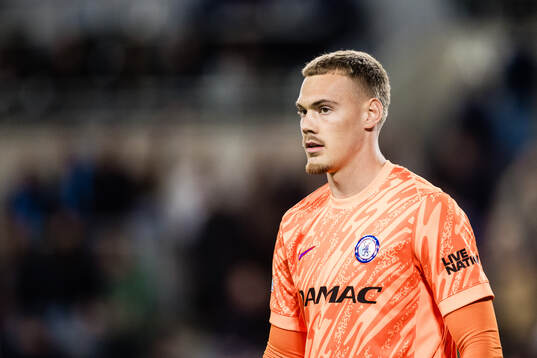 Goalkeeper Filip Jørgensen of Chelsea