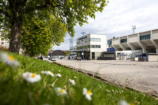 Exteriör vy av Platinumcars Arena