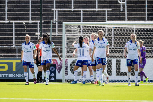 IFK Norrköpings Svea Rehnberg jublar